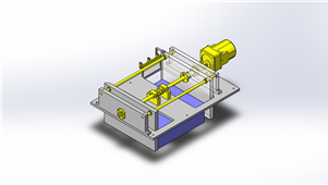 SolidWorks机械设备自动宽度切换三维模型