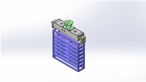 solidworks机械设计重型工件夹紧机构三维模型