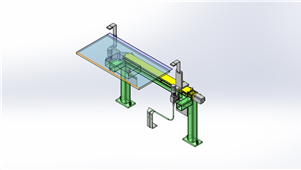 solidworks机械设备定位补偿用三维模型