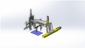 solidwork机械设备单轴驱动器进行转移三维模型