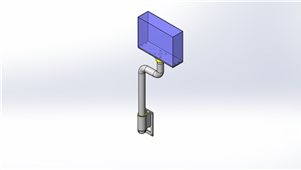 solidworks机械设备操作面板调整三维模型