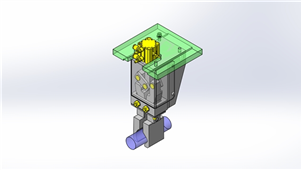 solidworks机械设备小型夹具三维模型