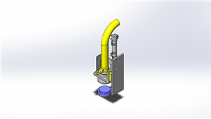 solidworks机械设备异物吸取机构三维模型