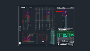 AutoCAD机械制淡装置海水泵图纸