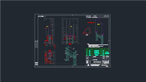AutoCAD机械遥控阀电磁阀箱图纸