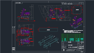 AutoCAD机械主空压机装配图纸
