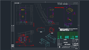 AutoCAD机械控制空气瓶装配图纸