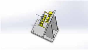 solidworks机械设备手动定心机构三维模型