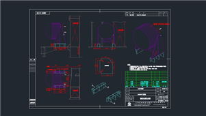 AutoCAD机械制淡装置图纸