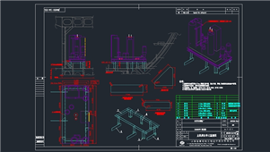 AutoCAD机械主机供油单元图纸