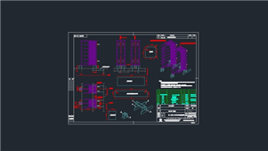 AutoCAD机械中央冷却器图纸