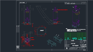 AutoCAD机械应急空气瓶图纸