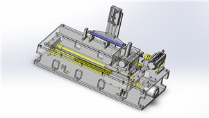 solidworks机械设备片材成型机三维模型