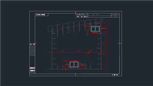 AutoCAD机械电焊工作台安装图纸