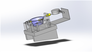 solidworks机械设备外径测定计三维模型