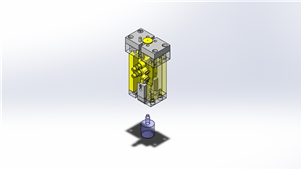 solidworks机械设计压入结构三维设备