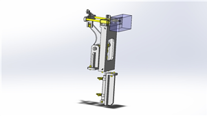 solidworks机械设备长冲程切断三维模型