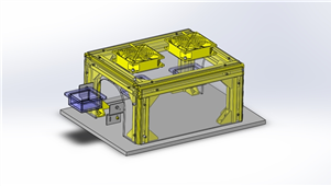 solidworks机械设备搬运皮带输送机三维模型