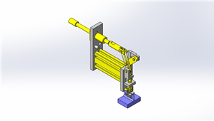 solidworks机械设计机械卡盘三维模型