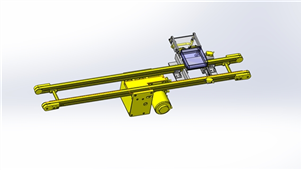 solidworks机械设备门连动升降机三维模型