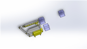 solidworks机械设备长冲程滑动三维模型