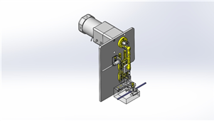 solidworks机械设备高速高精度切割三维模型