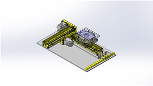 solidworks机械设备工作台三维模型