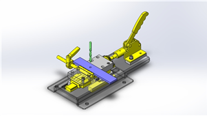 solidworks机械设备快装台杠三维模型