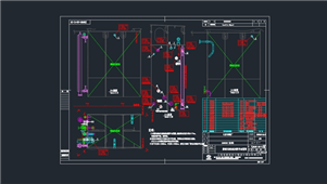 AutoCAD机械柴油沉淀柜舱面图纸