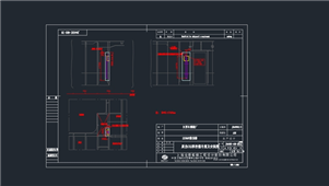 AutoCAD厨房CO2释放箱布置安装图纸