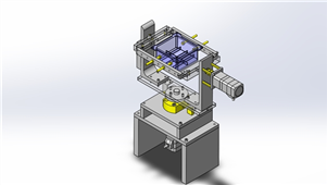 solidworks机械设备测量用夹具三维模型