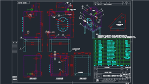 AutoCAD低温膨胀水箱安装图纸
