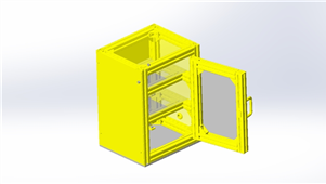 ssolidworks机械设备遮光保管箱三维模型