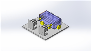 solidworks机械设备零件锁紧夹具三维模型