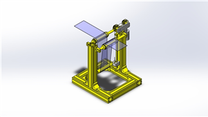 solidworks机械设备滑动高低差辊子三维模型