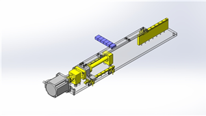 Solidworks机械设备自动切割组件三维模型