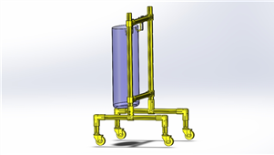 solidworks机械设备塑料袋开闭底座三维模型