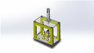 solidworks机械设备螺纹套三维模型