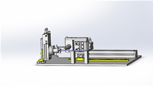 solidworks机械设备研磨试验机三维模型