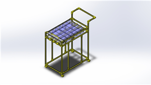 solidworks机械设备滚轮传送带三维模型