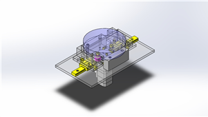 solidworks机械设备支承负载三维模型