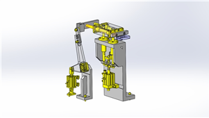 Solidworks机械设备处切割机构三维模型