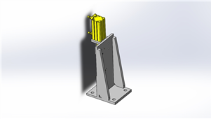 Solidworks机械设备2段冲程三维模型