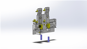 solidworks机械设备装载机构三维模型