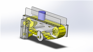 solidworks机械设备顶链输送机三维模型