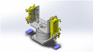 solidworks机械设备旋转装载机三维模型