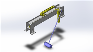 solidworks机械设计过载停止三维模型