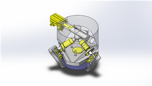 solidworks非标设备机械手三维模型