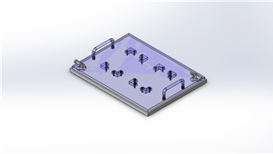 solidworks机械设备换装夹具三维模型