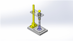 solidworks机械设备接合夹具三维模型